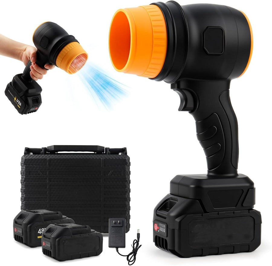 Cordless Leaf Blower 130MPH Turbo High Speed Lightweight Handheld Cleaner