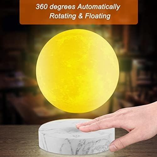 Floating Moon Lamp 3D Magnetic Levitating Light 3 Color LED