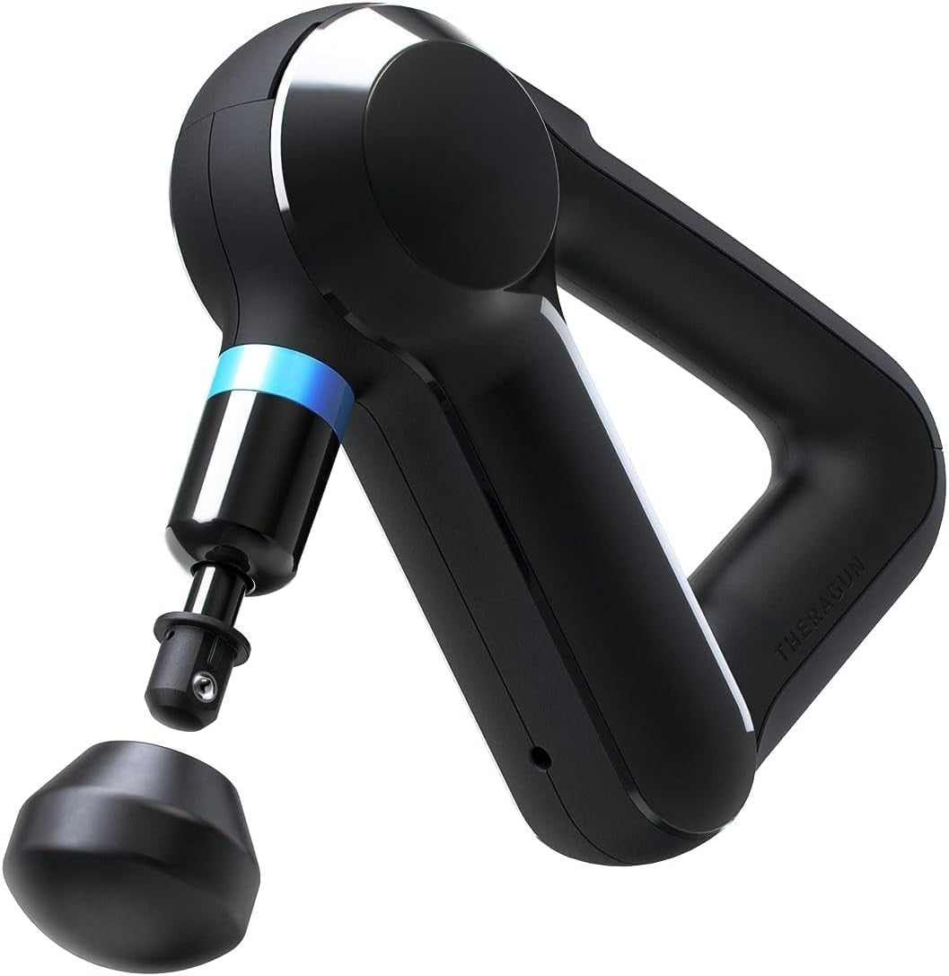 Deep Tissue Massage Gun Percussion Muscle Recovery Quiet Ergonomic 5 Heads