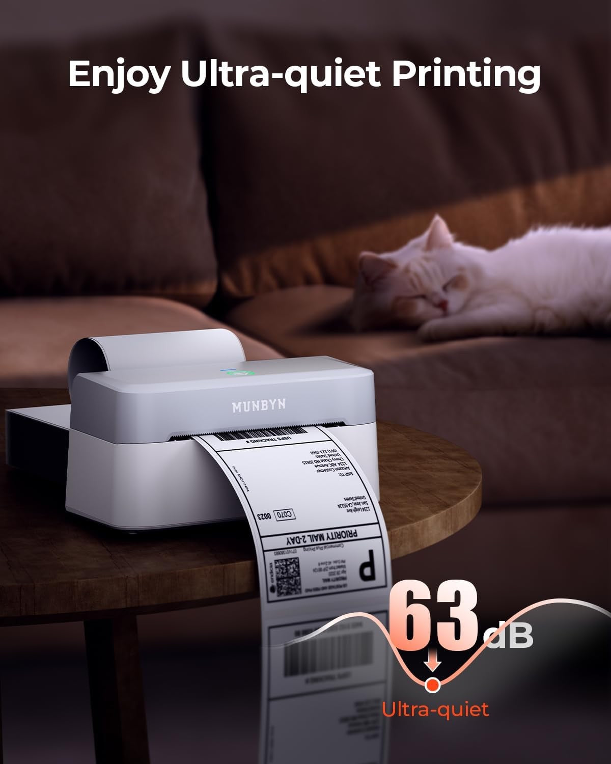 Bluetooth Shipping Label Printer 4x6 Thermal Wireless