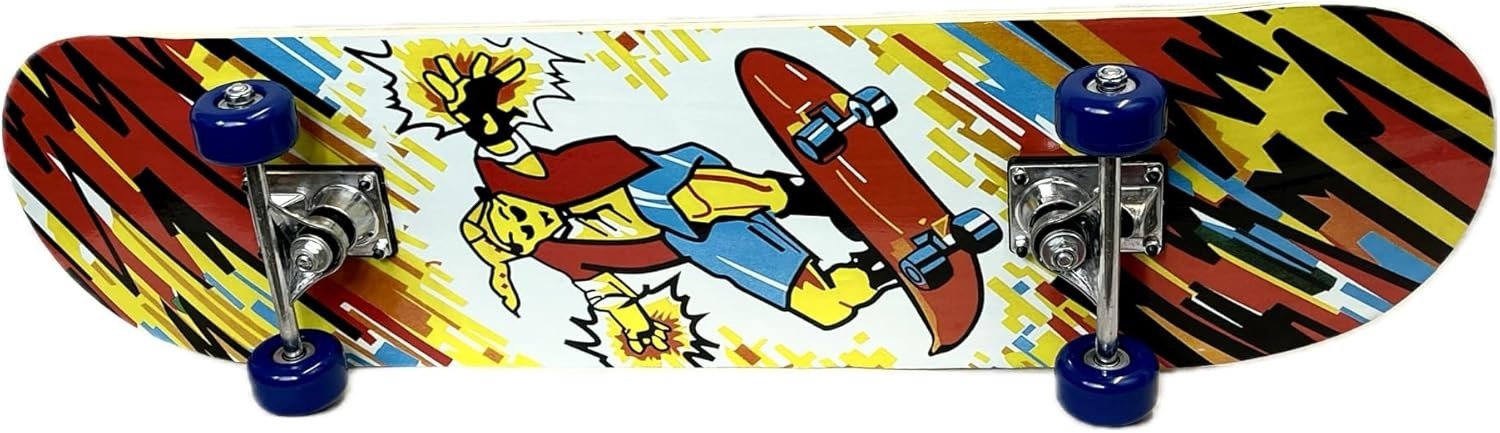 31in Double Kick Beginner Skateboard Maple Deck Adult Trick Cruiser Board