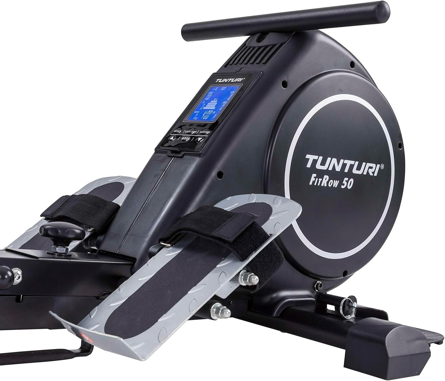Magnetic Rowing Machine Compact Adjustable Resistance LCD Home Fitness 120KG