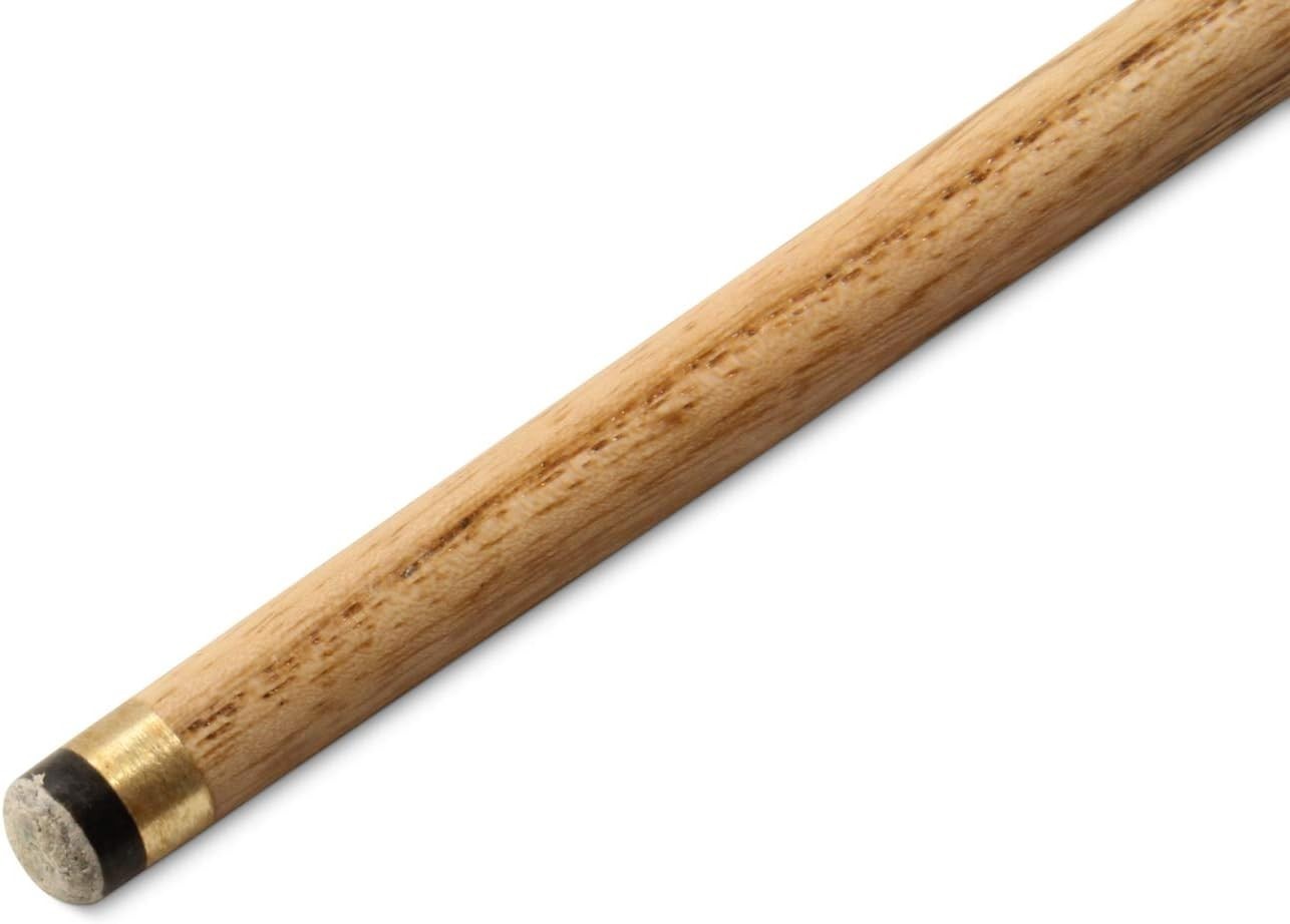 57” English Pool Cue 3/4 Joint Ash Shaft 8.5mm Tip Mini Extension
