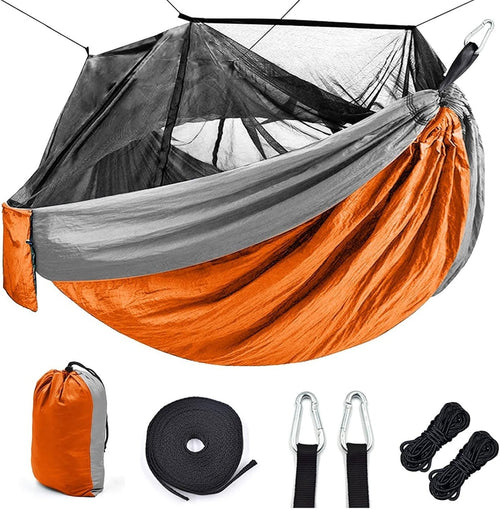Portable Camping Hammock 1-2 Person Lightweight Nylon Outdoor Swing Bed