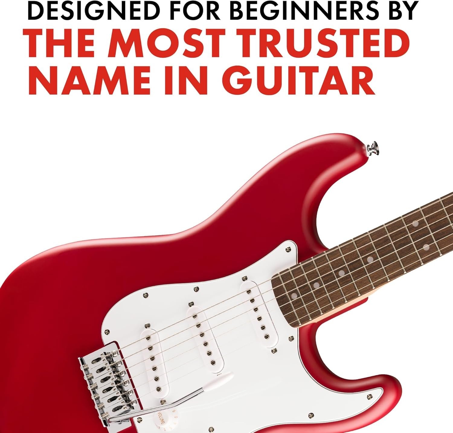 Stratocaster Electric Guitar Dakota Red Laurel Fingerboard SSS