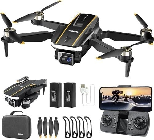 2K HD Brushless Drone | Foldable Beginner Quadcopter, 36 Min Flight, Auto Hover