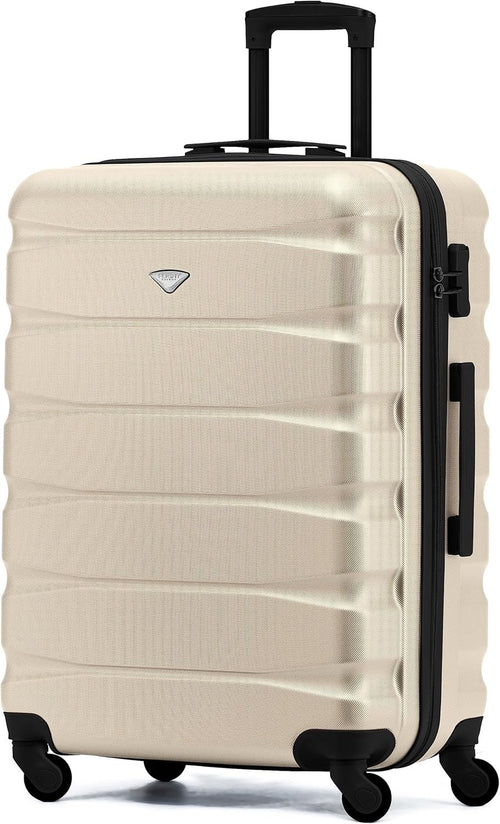 25” Medium ABS Hard Case Check In Luggage Lightweight 4 Spinner Wheels