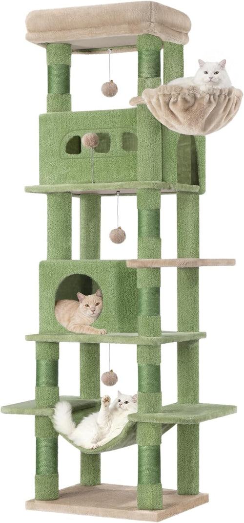 170cm Tall Cat Tree Tower Multi-Level Scratching Posts Condos Large Cats