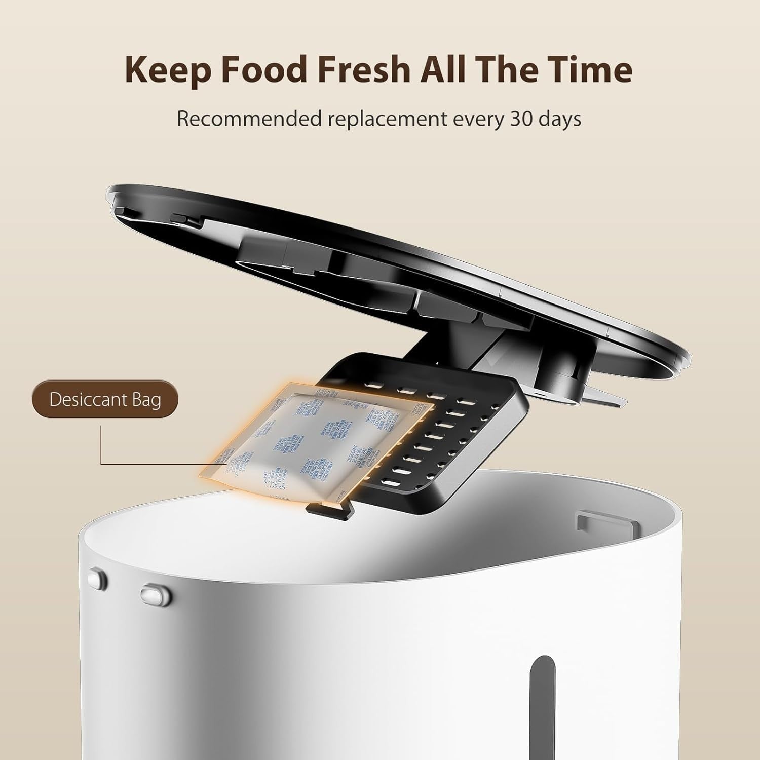 Automatic Pet Feeder 4L Timed Food Dispenser Voice Recorder Dog Cat