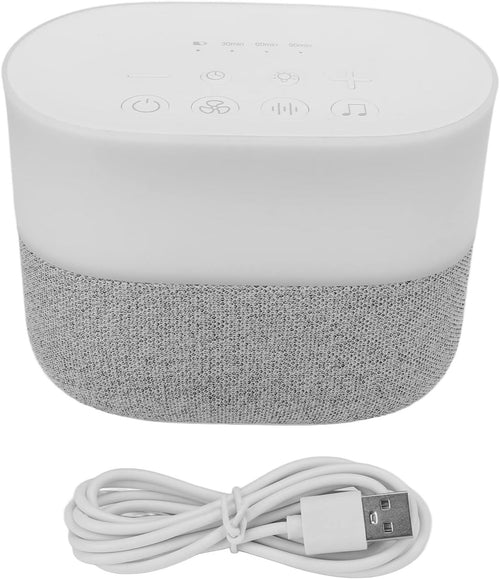 Portable White Noise Machine – 26 Soothing Sounds, Night Light & Travel