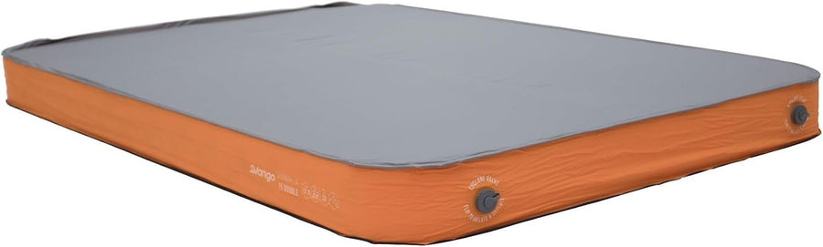 Double Self-Inflating Camping Mattress 15cm Memory Foam Lightweight