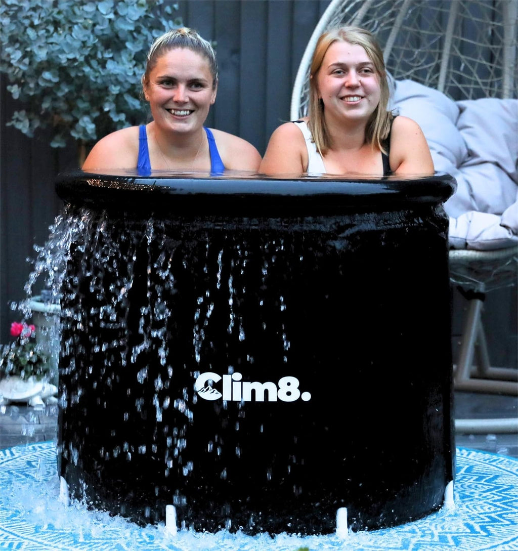 400L XL Portable Ice Bath Tub Cold Plunge Pool with Lid for Recovery