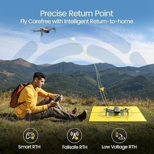 HS900 GPS Drone with 4K Camera, 3-Axis Gimbal, 48MP Photos, Visual Tracking