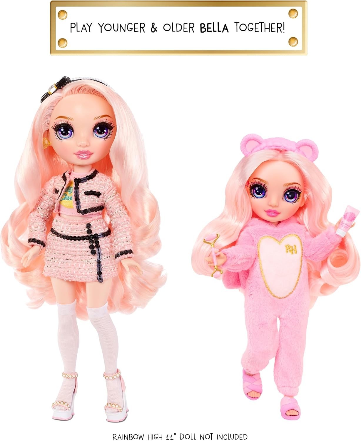 Pink PJ Party Doll 22cm Poseable Sleepwear Slippers Spa Set