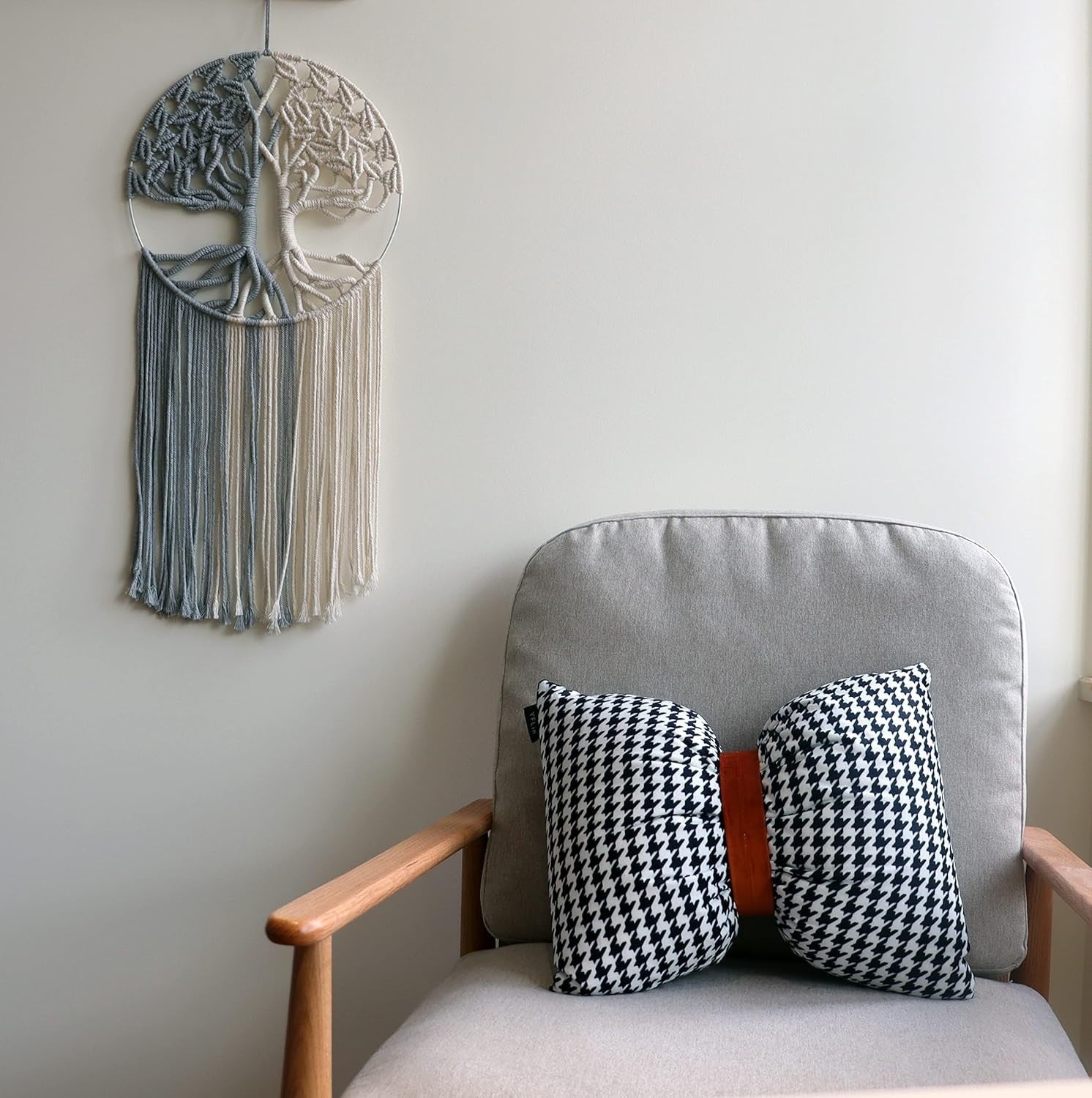 Boho Macrame Wall Hanging Tree of Life Woven Decor