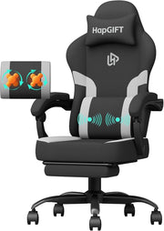 Ergonomic Gaming Chair Office Desk Chair Memory Foam Swivel Recliner Footrest Gr