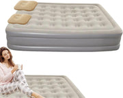 Double Inflatable Air Mattress with Built-in Pump | Portable Camping Bed