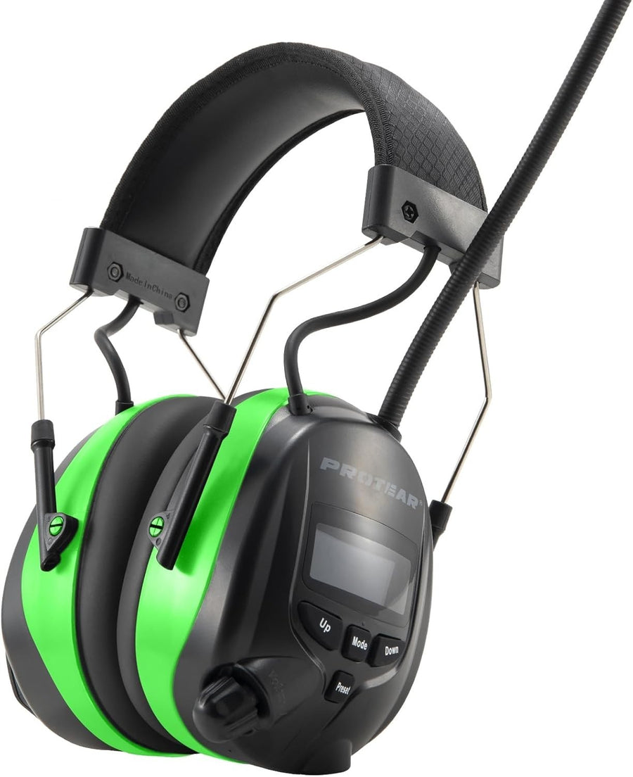 Bluetooth Ear Defenders with DAB+/FM Radio & 30dB Noise Reduction