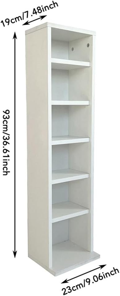 Wall Mounted CD DVD Storage Shelf 4 Cube Floating Media Unit White