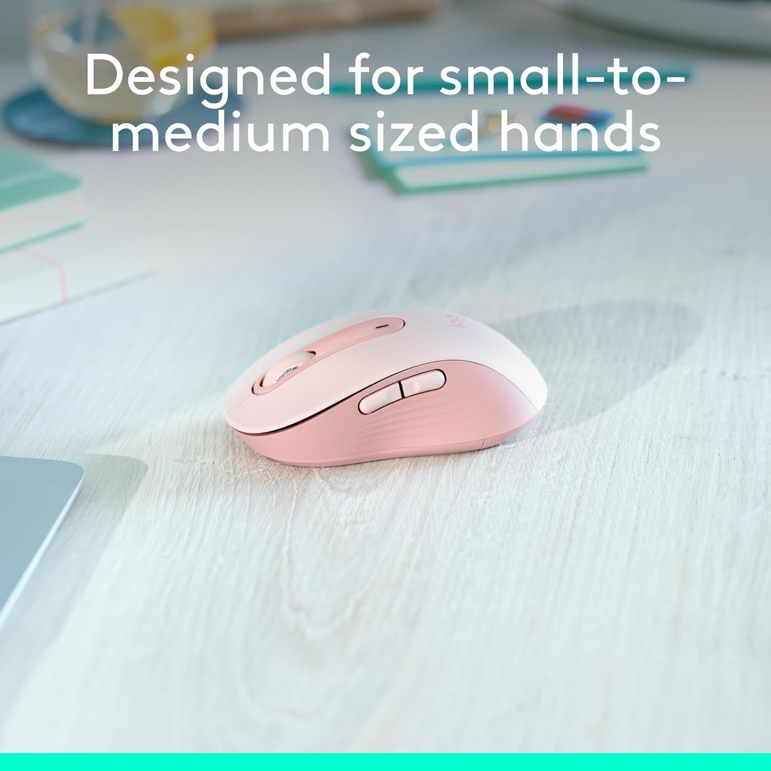 Silent Bluetooth Wireless Mouse Comfort Grip Small Medium Hands Home Office