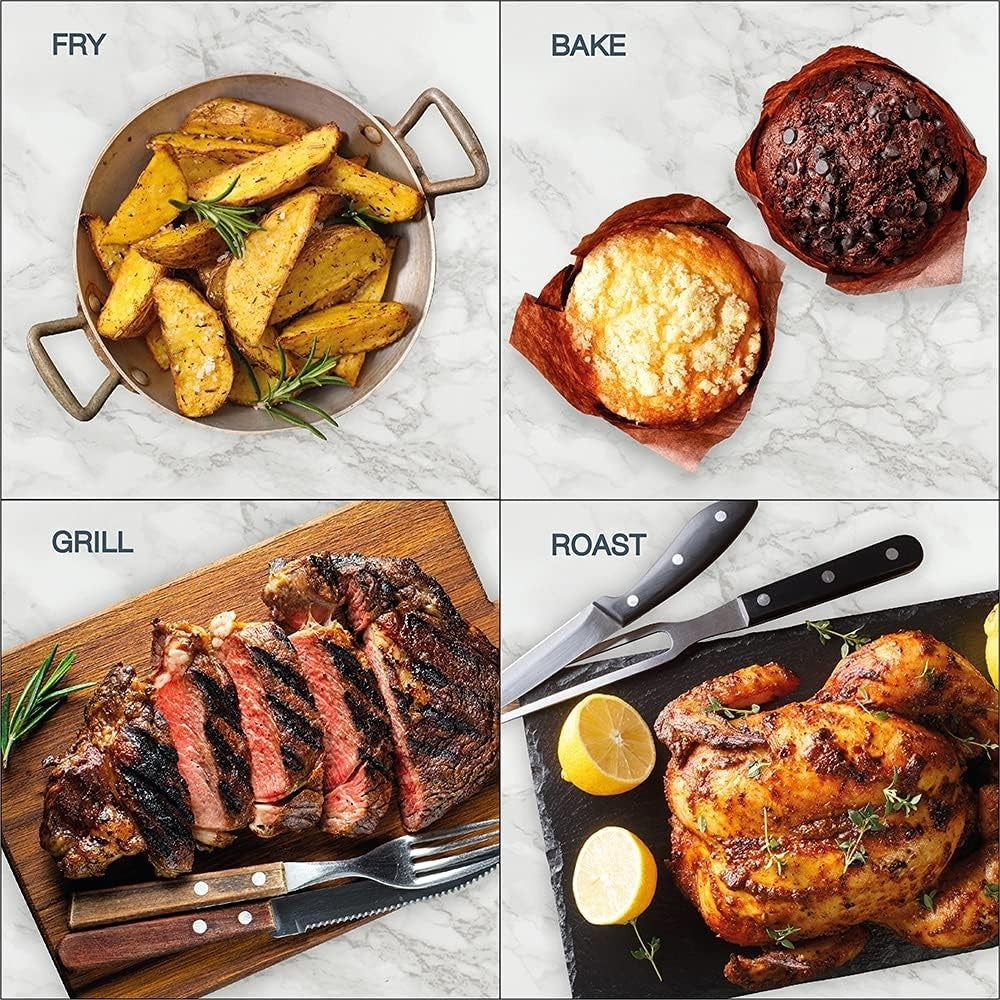 4L Digital Air Fryer | XL Family Size | 7 Presets | 80% Less Oil | Touch Control