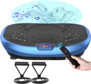 Blue Vibration Plate Exercise Machine Whole Body Workout 120 Levels