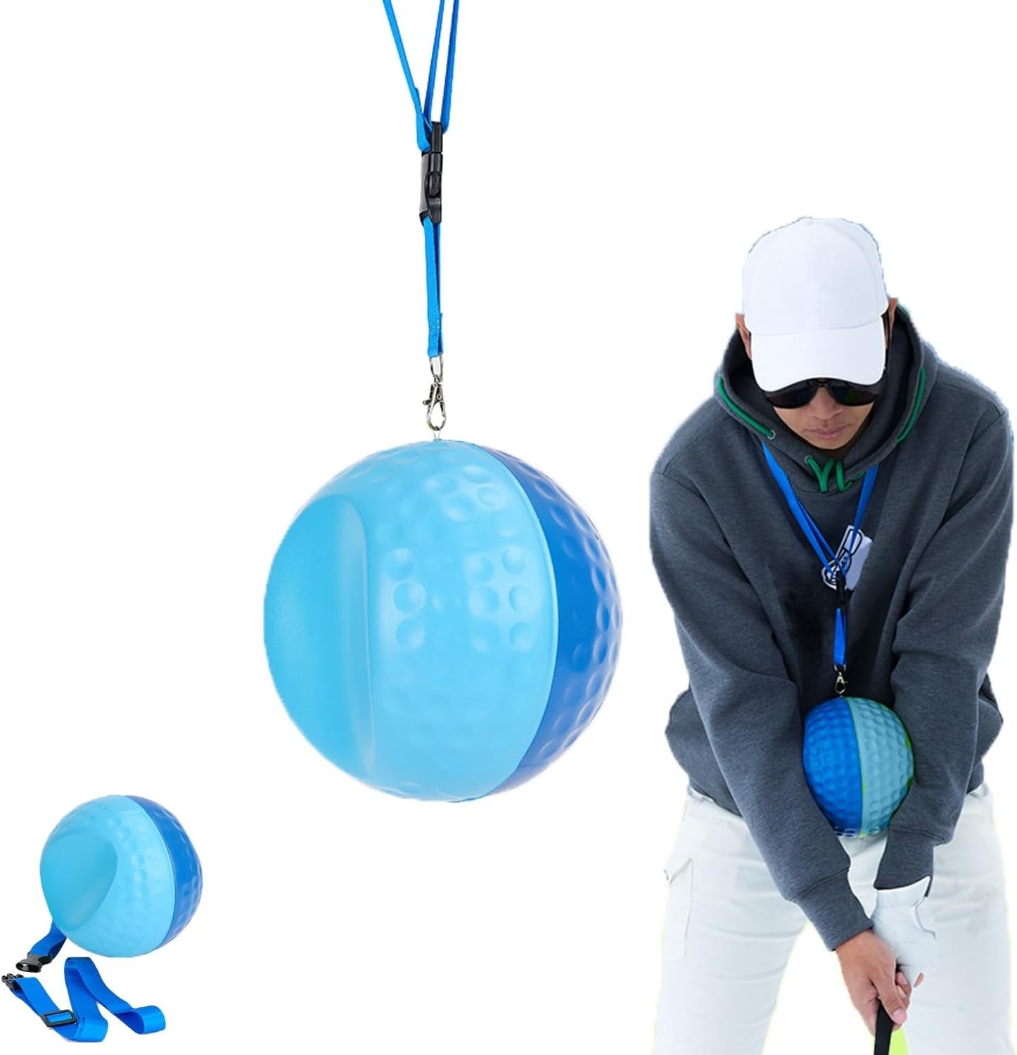 Golf Swing Trainer Ball Posture Correction Aid Portable