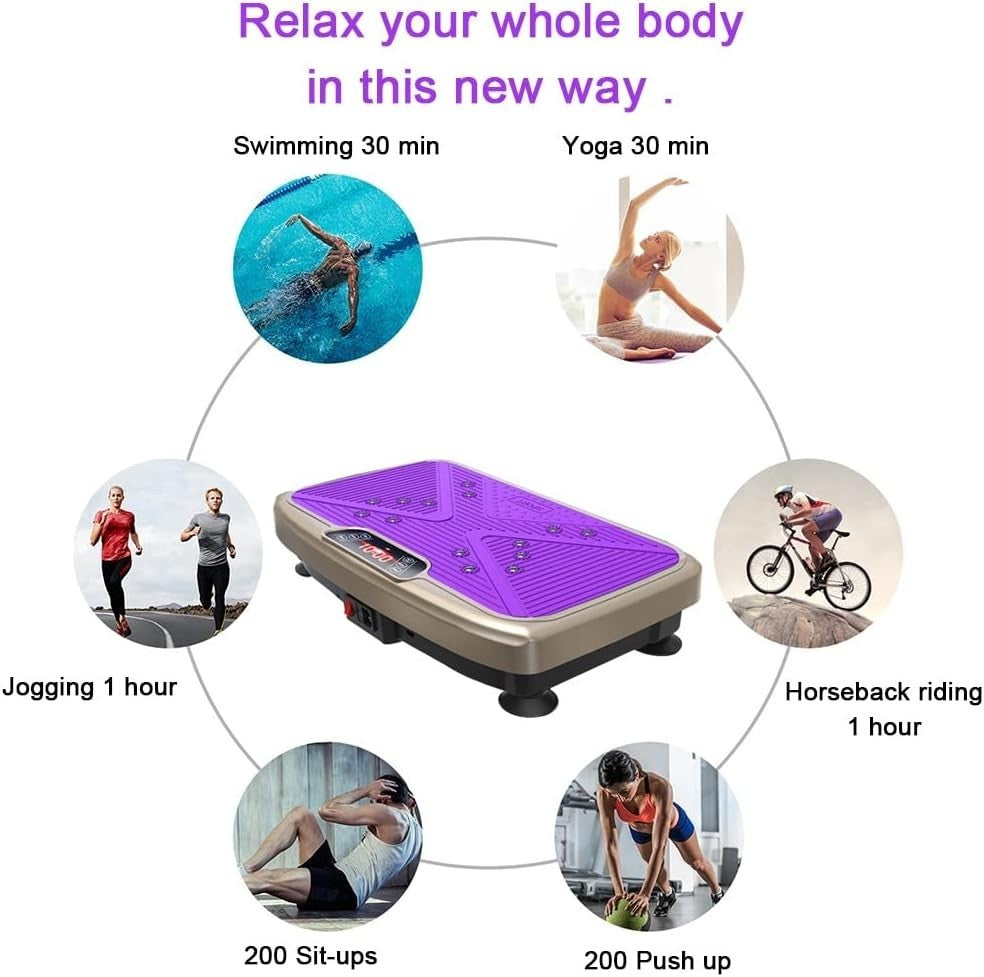 Portable Whole Body Vibration Platform Home Office Fitness Trainer