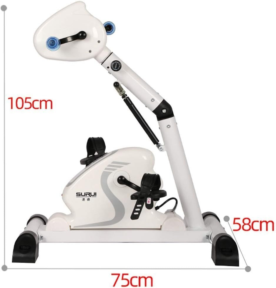 Electric Recumbent Exercise Bike Rehab Machine Digital Display Senior Fitness