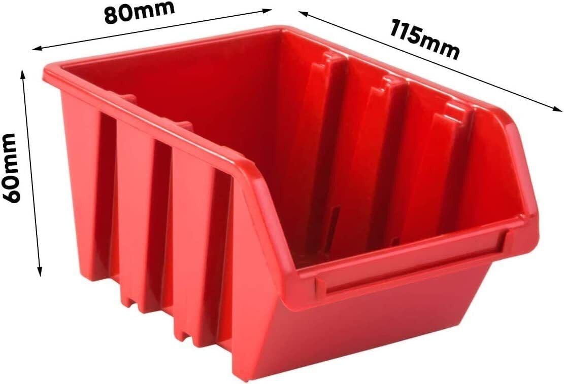 Wall Mounted Garage Tool Organizer Peg Board Storage Rack Set