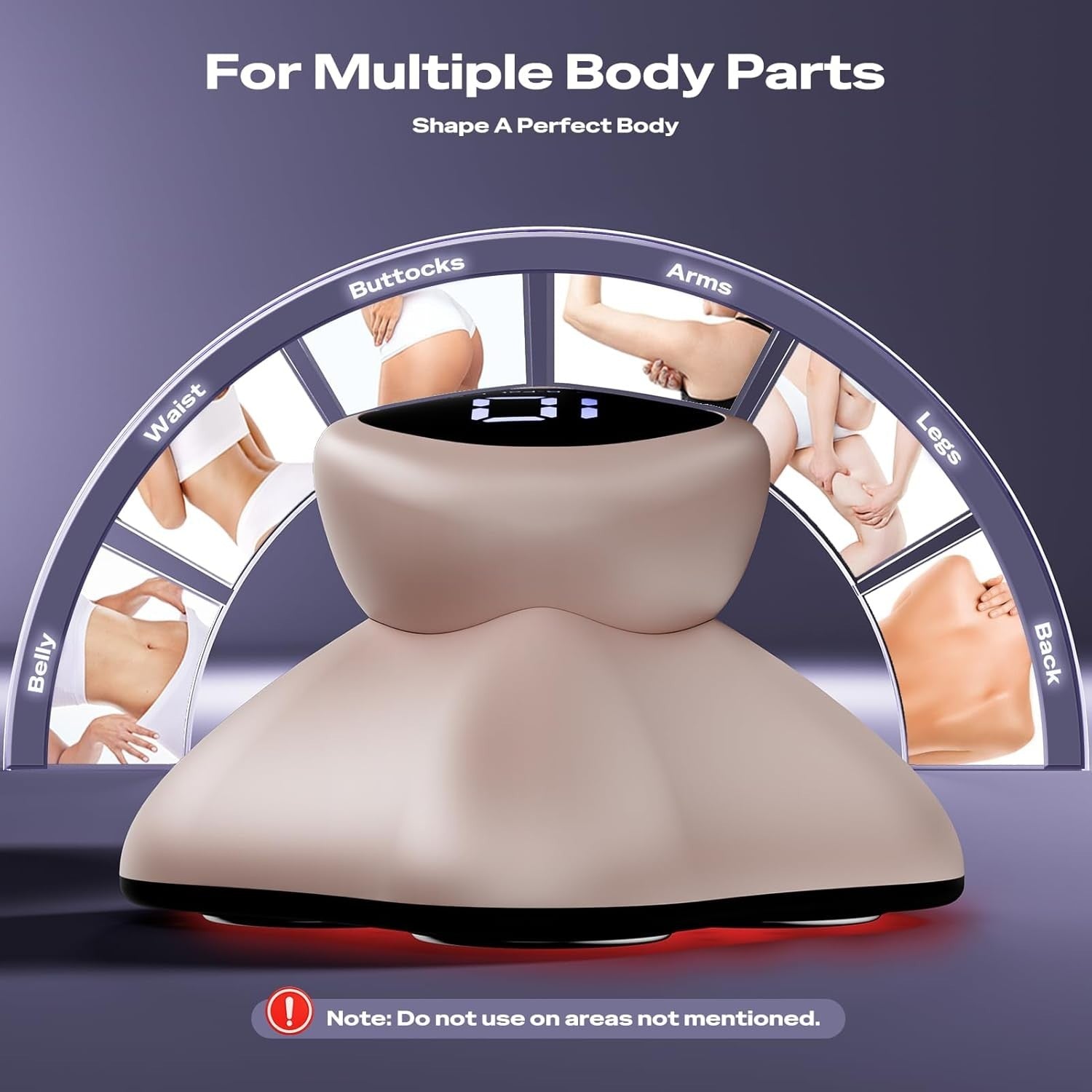 3-in-1 Body Sculpting Cellulite Massager with Heat & Multi-Intensity Modes