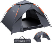 3 Man Automatic Pop Up Camping Tent 4 Season Waterproof