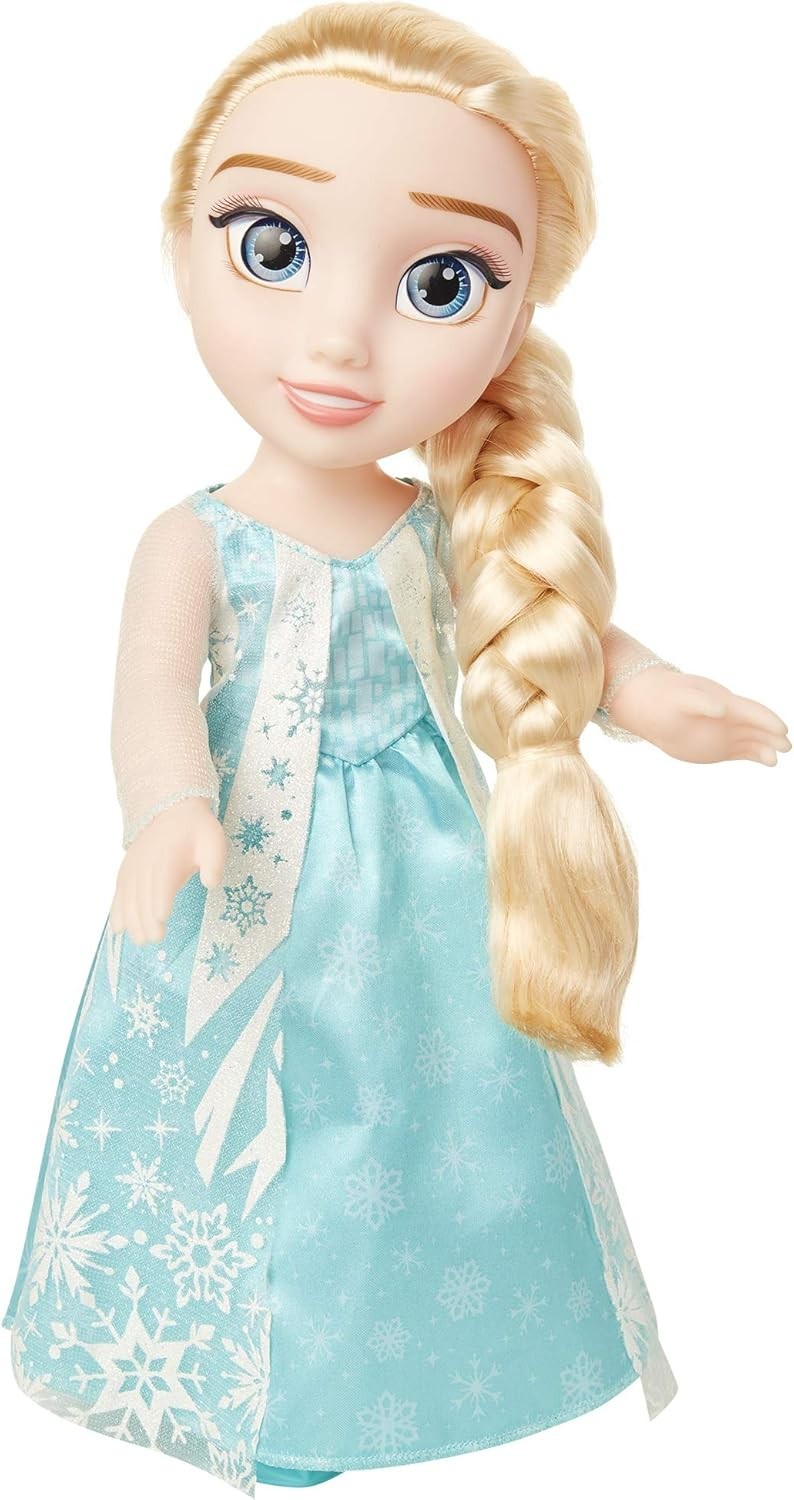 14in Ice Queen Fashion Doll Glitter Cape Braided Hair Toy