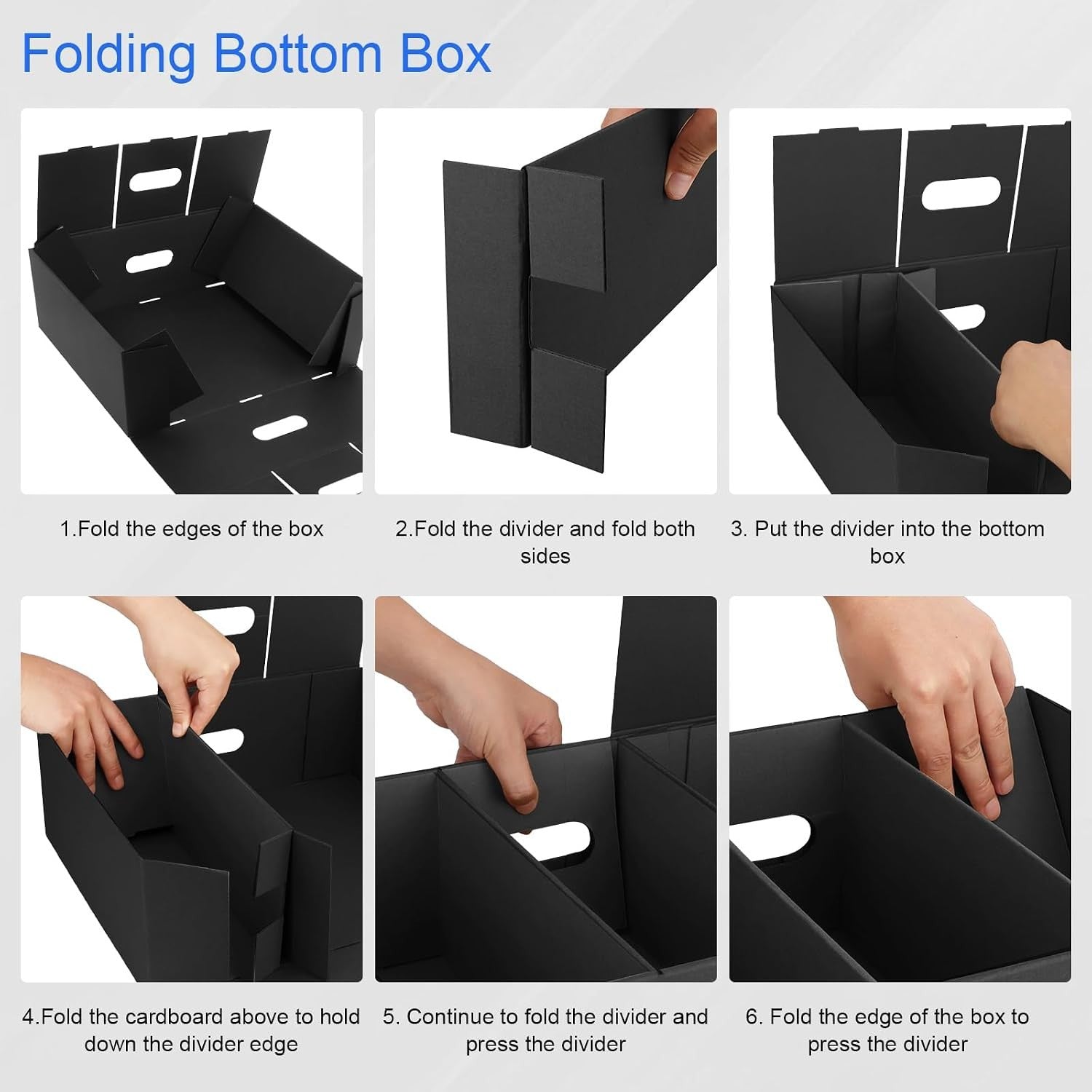 5 Pack CD Storage Boxes Cardboard Organizer Holds 450 CDs Stackable Lid