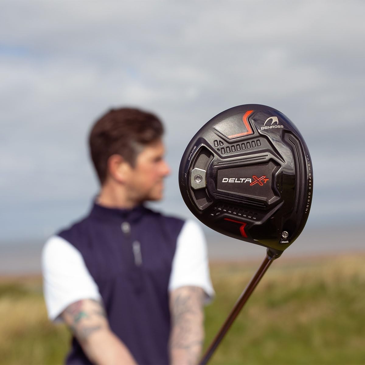 Mens Right Hand Golf Driver 10.5° Stiff Flex Forgiving Graphite