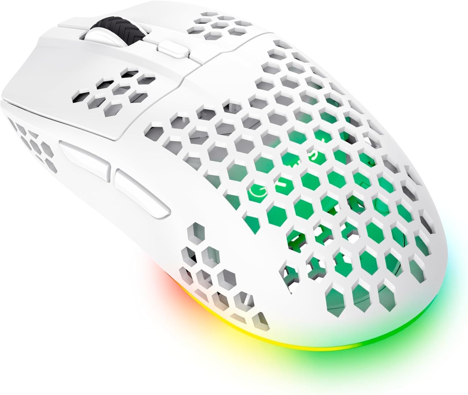 Ultralight Wireless Gaming Mouse 75g 80H RGB 4800 DPI White