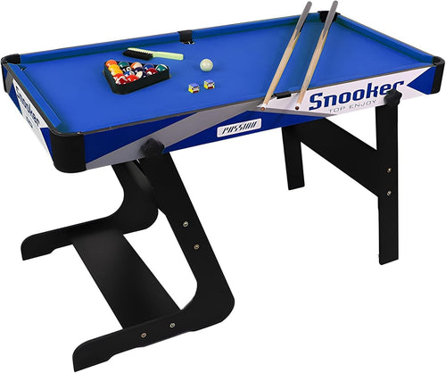 Mini Pool Table Kids Game Set Portable Wooden Billiards w Cues Balls
