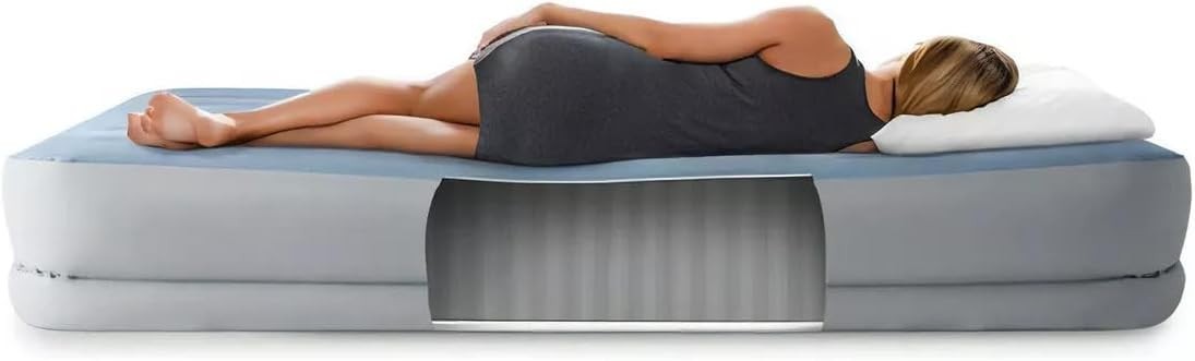Queen Air Bed USB Pump 36cm High Portable Inflatable Mattress