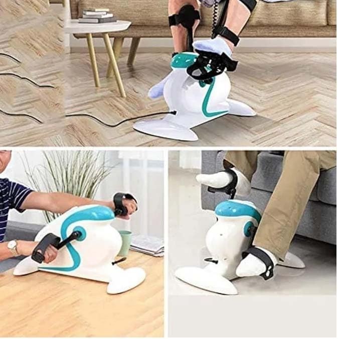 Electric Under Desk Pedal Exerciser 12 Speed Timer Quiet Rehab