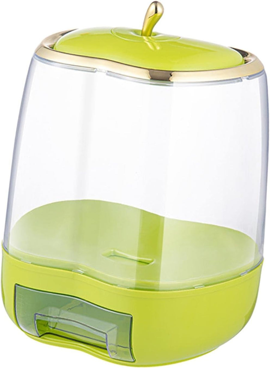 10KG Rice Dispenser Automatic Press Grain Storage Container Measuring Cup