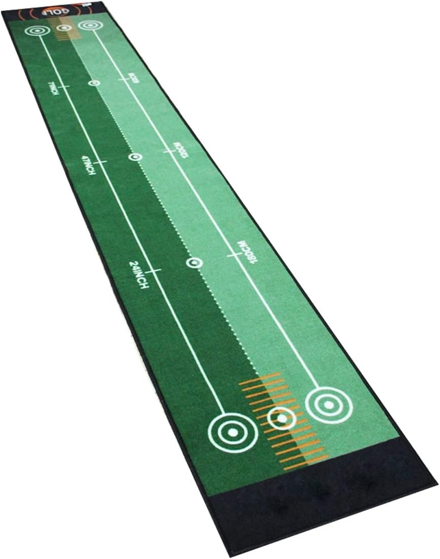 Golf Putting Mat Auto Return Trainer Indoor Outdoor Practice Green