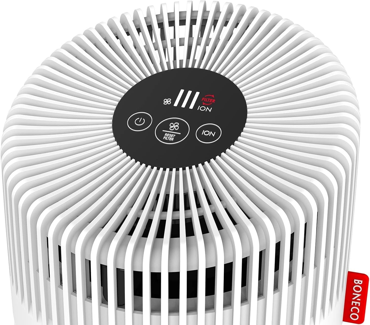 HEPA H13 Air Purifier Large Room 45m² UV-C Ionizer 360° Filter