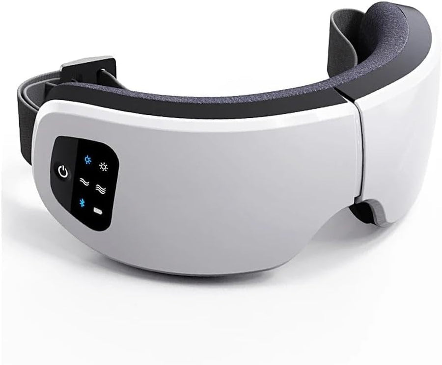Wireless Heated Eye Massager Vibration Music Sleep Relief