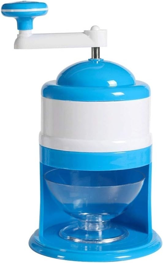 Manual Ice Crusher Slush Maker Hand Crank Snow Cone Shaved Ice