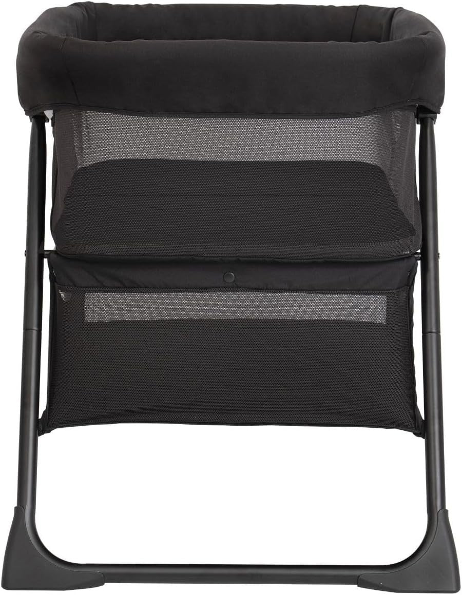 Portable Bedside Baby Bassinet Crib Travel Cot Folding Lightweight with Storage