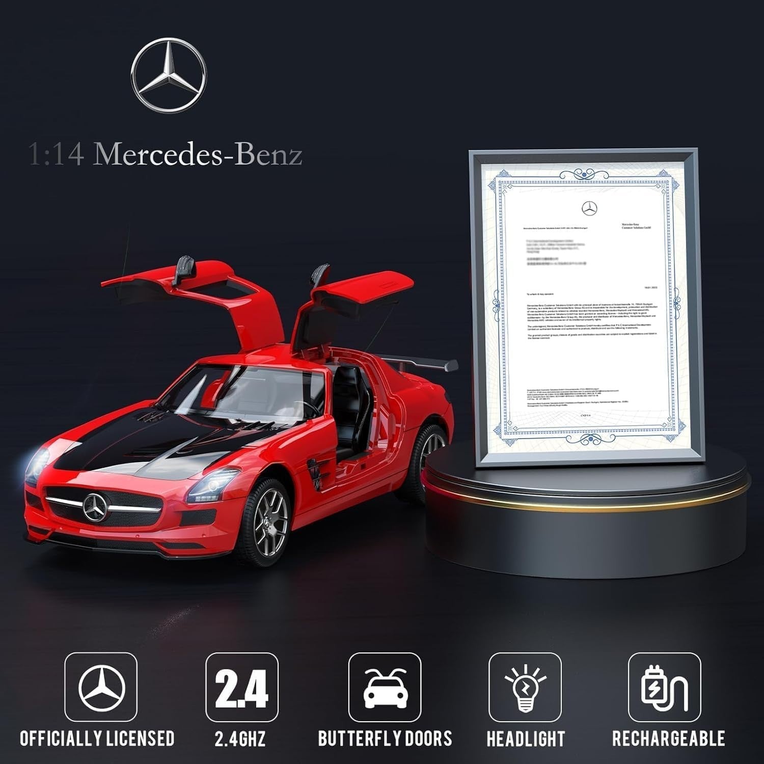 1:14 AMG GT RC Car | Official Licensed 2.4Ghz Fast Remote Toy Gift