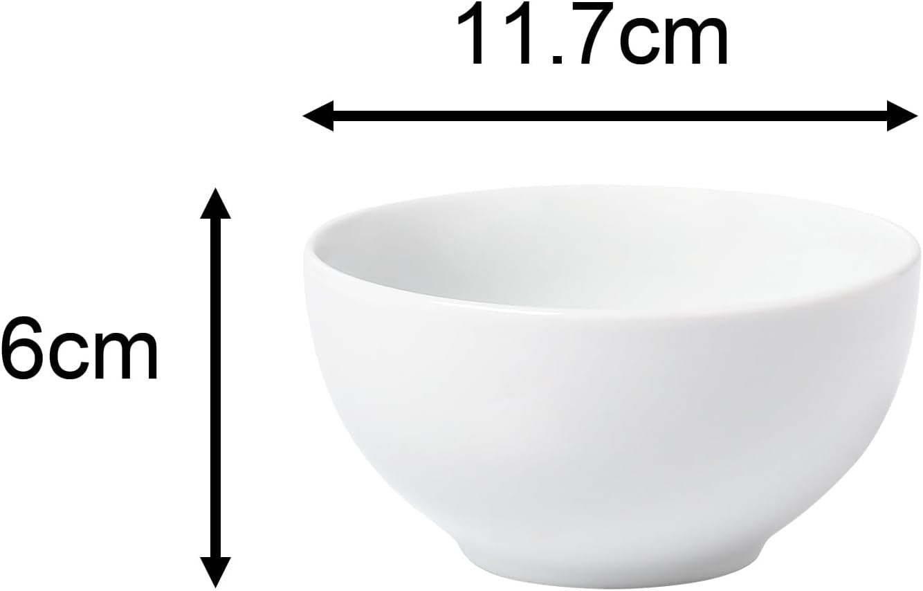 42 Piece White Dinner Set Porcelain Coupe Plates Bowls Cups Dishwasher Safe