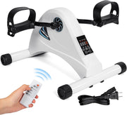 Electric Pedal Exerciser Under Desk Bike Motorized Legs Arms LCD