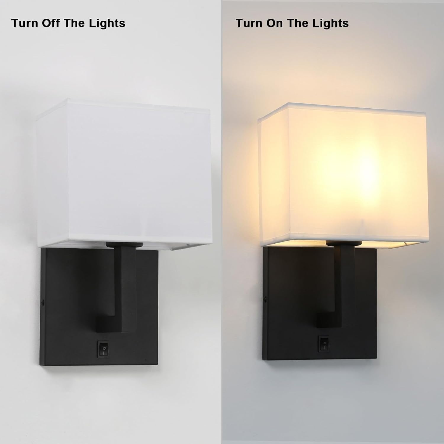 Vintage Modern Linen Wall Sconce Light, Warm Glow, Dimmable, Classic Style