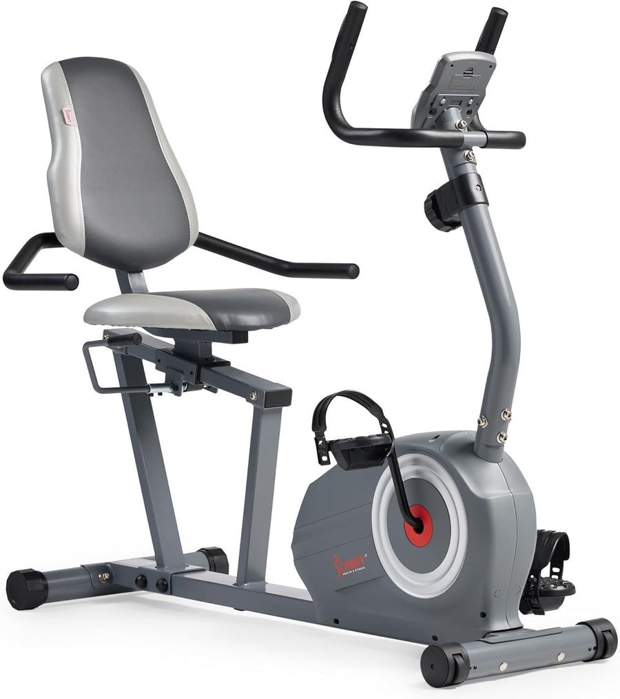 Exercise Bike Magnetic Bluetooth LCD Quiet Adjustable Seat Home Fitness
